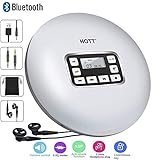 💿 Multifunktional - Der CD-Walkman unterstützt die Lautstärkeregelung. 5 Soundeffekte, darunter POP, JAZZ, ROCK, CLASSIC und BBS. Der Wiedergabemodus umfasst Single Cycle, ALL, INTRO, SHUF. Die Wiederaufnahmefunktion dieses Auto-CD-Players ermöglicht es, die CD an der Stelle neu zu starten, an der Sie sie verlassen haben.