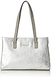 Marke: Tamaris Tamaris Damen Nadine Shoulderbag Schultertasche, Silber (Silver Comb.), 14x24x35 cm