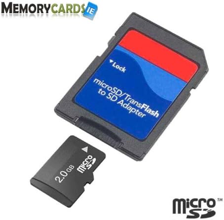 New 2GB Micro SD Memory Card Stick for Nokia 3130 Classic/N75/3500/3120/5300/5200/7610 Supernova/E61i/6121/7390/6233/3109/7373/6600 Slide/6086/3610 Fold/6125/6315i/6263/5310/5610 XpressMusic/6234/N77/6133 Mobile Phone - Comes with SD Adapter