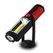 Produktbild Ecloud Shop® Inspection Wiederaufladbare Technologie Handfackel LED Lampe Arbeits Licht mit USB-Ladeanschluss, Schwenkbarer, magnetische & Clip-Taschenlampe für Camping, Jagen, Fischen Red