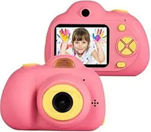 ShopWaves Digital Camera for Kids N/A Instant Camera (Multicolor, Pink)