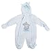 Baby Boys/Girls Teddy Bear Cuddles All In One Hooded Winter Snowsuit (Newborn) (Pink)