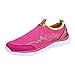 Produktbild Yvelands Damen Sneaker Turnschuhe Paar Mode Lässige Mesh Schuhe Outdoor Atmungsaktive Flache Bottomed(Hot Pink,39)