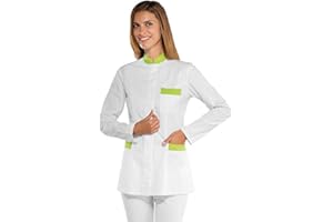 ISSACO Isacco 002926 Costarica Casacca, Taglia M, Bianco/Verde Mela