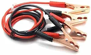 SYGA Black & Red 2M 1500A Copper Wire Auto Battery Line Cable Line Cable for Diesel car only Clip Car Electronics Jump Starter