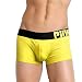 Produktbild Boxershorts,Herren Boxer Unterhose Sexy Slip Shorts Unterwäsche Baumwolle Sportwäsche LMMVP (L, Yellow)