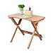 Produktbild JOLLY Kinderschreibtisch Kleines Holzklapplicht-Quadrat-Seiten-Bistro für Patio-Garten-Wohnzimmer im Freien (größe : 40cm*70cm)