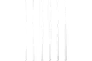 PH PandaHall 6 tubos acrílicos transparentes 35x0.6cm, tubos redondos rígidos transparentes para iluminación publicitaria y sistema de refrigeración por agua