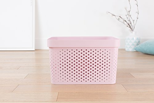 Curver 226861 Dots Becken Infinity Kunststoff Rosa 36 x 27 x 22 cm 17 L - 2