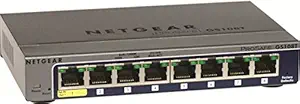Netgear GS108T-200NAS Gigabit Smart Managed Plus Switch