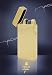 Produktbild Tesla-Lighter T01 | Lichtbogen Feuerzeug, Plasma Single-Arc, elektronisch wiederaufladbar, aufladbar mit Strom per USB, ohne Gas und Benzin, mit Ladekabel, in edler Geschenkverpackung, Gold