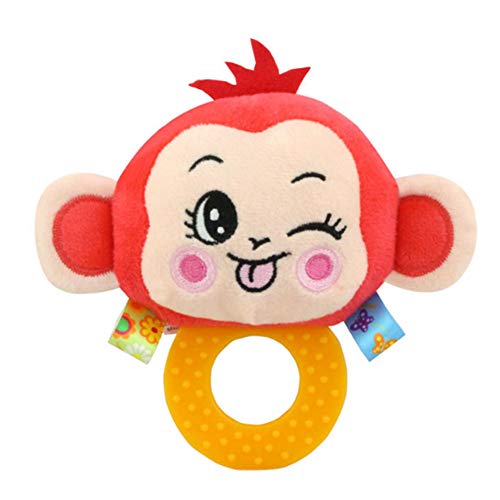 Preisvergleich Produktbild Developmental pädagogischer Plüsch Musical-Baby-Spielzeug weichen bunten Baby-Spielzeug Interactive Stofftier für Kinder Neugeborene Jungen und Mädchen (Affe)