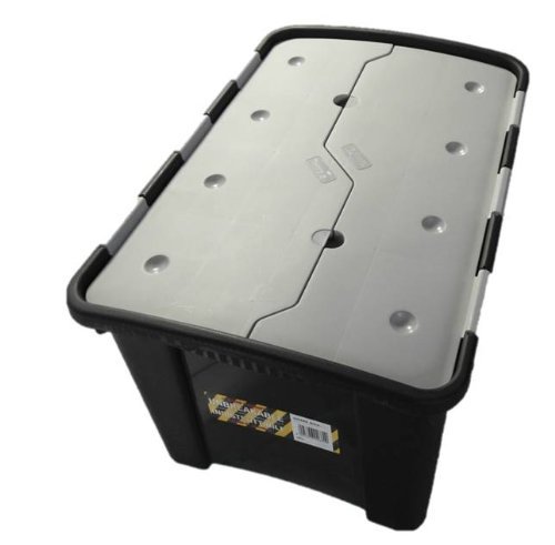 Praktische, multifunktionale Aufbewahrungsbox mit 60 Liter Volumen und faltbarem Deckel. Aus robustem, unkaputtbarem Kunststoff gefertigt ! 10 Jahre Herstellergarantie!