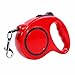 Produktbild Farity-p Automatische einziehbaren Zugseil - Automatische einziehbaren Leine tragbaren Pet dog Kette aufrollvorrichtung 3, 5 Meter, Rot, Seil 3 Meter lang
