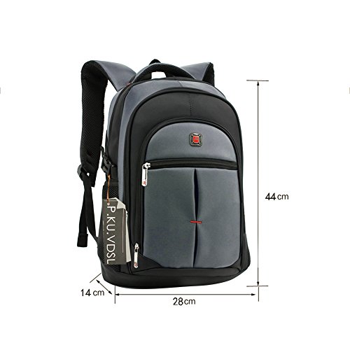 Laptop Rucksack, P.K.U.VDSL 15″ Laptop Backpack, 15 Zoll Notebook Backpack, Computer Rucksack Multifunktionsrucksack Wasserdicht Damen Herren Campus Rucksäcke mit mehreren Fächern für Schule Business - 8
