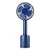 Produktbild Footprintse Revolving Base Kühlventilator Mini-Handheld-Lüfter USB wiederaufladbare Desktop-Lüfter (Farbe: blau grau)