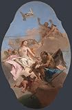 Das Museum Outlet – Giovanni Battista Tiepolo – Allegorie mit Venus und Uhrzeit, gespannte Leinwand Galerie verpackt. 50,8 x 71,1 cm