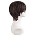 MapofBeauty 10"/25cm Brown Short Hair Short Paragraph Male Cosplay Wigs