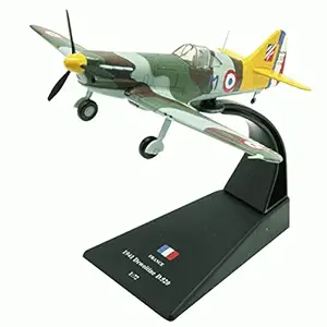 Qids World War II France 1941 Dewoitine D.520 Fighter Diecast Metal Plane Model Toy