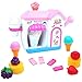 Price comparison product image Akokie Bath Toys, Toy Ice Cream Maker Bubble Foam Play Machine Bathtub Toys 10Pcs Pretend Play for Children 18 M+
