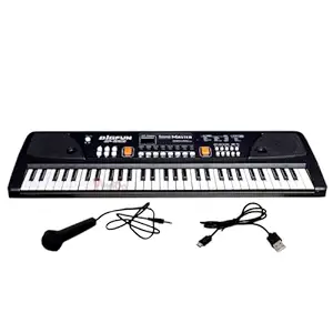 VikriDA Electronic Digital Piano Keyboard 61 Keys- Multi-Function Portable Piano Keyboard Electronic Organ with Charging Function for Beginners- Chargeable