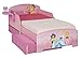 Disney Princess Toddler Bed with Underbed Storage and Shelf