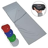 sabana saco dormir niños 🌄 Fácil de limpiar, se seca rápidamente * Material: 100 % poliéster (microfibra)