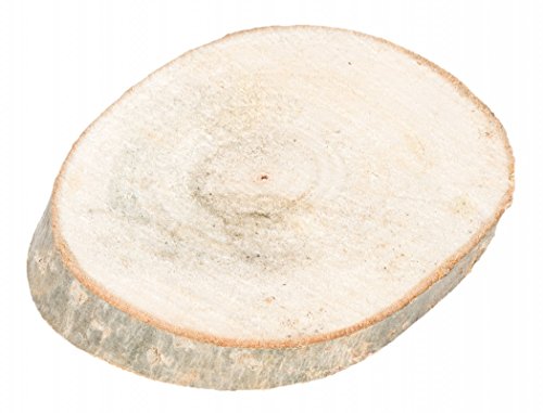 NaDeco® Holzscheiben oval 15-20cm 3 Stück | Baumscheiben | Holz Scheiben | Holztstamm Scheiben | Baumstamm Scheiben - 2