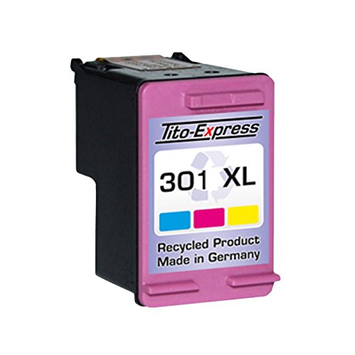 PlatinumSerie® Set 3 Druckerpatronen kompatibel für HP 301 XL Black & Color Deskjet 2510 2540 2542 2544 2544 AIO 3000 3050 3050 A 3050 AIO 3050 S - 4