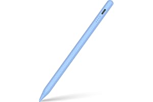 QDSYLQ Stift für iPad, 4-30 Mins schnelles Aufladen Stift mit Palm Rejection und Neigung. Pencil für iPad ist ideal für Schüler, Stylus Pen Arbeit für iPad 10-6, Mini 6/5, Air 5/4/3, Pro 11''/12,9'' (Blau)