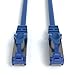 Produktbild JAMEGA - 3m CAT.7 Netzwerkkabel Patchkabel Gigabit Ethernet DSL LAN in blau | 10Gbit/s | 600MHz | Cat-7 Kabel S/FTP PIMF Schirmung mit RJ45 Stecker | Router Switch Modem Access Point