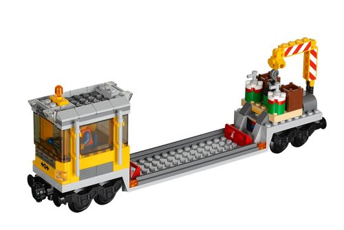 Imagen 6 de LEGO City - Tren de carga rojo con pista