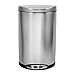 Price comparison product image simplehuman Semi-Round Pedal Bin, 40 L - Fingerprint-Proof Brushed Stainless Steel
