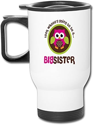 KARROW Look Whoos Going To Be A Big Sister Nightbird Travel Mugs
