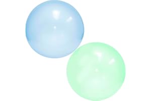 GINKAGO 2PCS XXL Bubble Ball Gonflable Grand Ballon d'eau Réutilisable Splash Ball Transparent Jouets de jardin pour Enfants et Adultes Extérieur