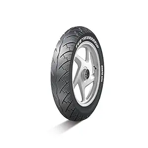 TVS Eurogrip Teg Conta 625N Tubeless Tyre | Tubeless Tyre For Scooter | For a Steady Grip and A Smooth Ride | Size: 90/100-10 53J | Colour Black