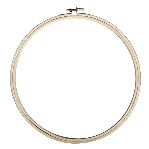 RayherRayher Bamboo Embroidery Hoop for Hand Embroidery and Needle Punching, diameter 23cm, 62564000