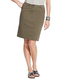 Balsamik - Falda recta elástica, estatura - 1,60 m - Mujer