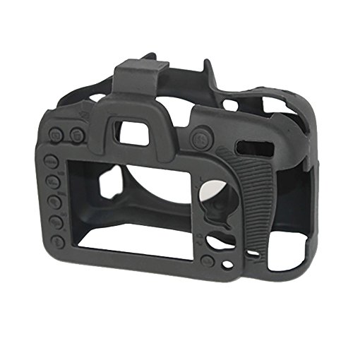 easyCover ECND7100 Coque en silicone pour Nikon D7100 Noir