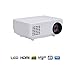 Produktbild Mini Mobiler Projektor, Kingcenton® LED LCD HD Beamer TV Videoprojektor Unterstützt 1080P AV / USB / SD / HDMI / VGA 800 Lumens für zu Hause Heimkino, Unterwegs Geschäftskonferenz, Filmen Spiele Fotos (805 Weiß)