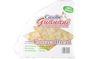 ZEELEC Pane di manioca, pacco da 311 g - Casabe GUARAGUANO Tradicional