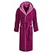 Produktbild Egeria Cairo Bademantel Saunamantel mit Kapuze für Damen & Herren 728/733 Vivid Pink/Rosa Gr.M, 100% Baumwolle, Gewicht: 360 g/m²