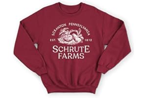 Sanfran Clothing Schrute Farms Bed & Breakfast Funny The Office US Dwight Michael Scott Jumper Sweater