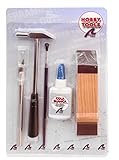 Set basico de herramientas para montaje de barcos de madera en kit