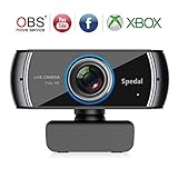【1536P Streaming Webcam】 La lente de recubrimiento Full HD de 7 capas capturará y proporcionará imágenes nítidas. El gran angular de 100 grados le permite ver a todos en la videoconferencia. Es enfoque manual, gire suavemente el anillo de la lente hasta que se despeje.