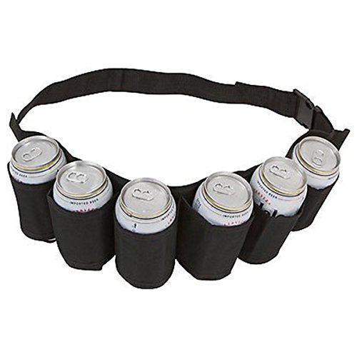 WESTLINK Pack de 6 cartouches GURTEL, la bière Holster, 6 Pack de bière GURTEL Holster bière Ceinture Buveurs peut Boîtes Support de ceinture etränkehalter pour Party Outdoor Camping randonnée