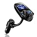Produktbild FM Transmitter, Foneso Bluetooth FM-Transmitter,Car MP3 Player,KFZ Autoladegerät Wireless Radio Transmitter,KFZ Auto Radio-Adapter Car Kit,1,44-Zoll-Display mit 3,5mm AUX-Eingang