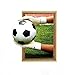Produktbild Vosarea 3D entfernbare Wandaufkleber FIFA Fußball-Weltcup-Abziehbild Fußball-Tapete (2)