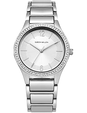 Karen Millen  Damen-Armbanduhr Analog Quarz Legierung - SKM003SM