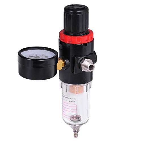 Preisvergleich Produktbild Veda 1 / 4'' DRUCKLUFT WASSERABSCHEIDER DRUCKMINDERER FÜR KOMPRESSOR AF 2000